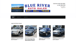 Desktop Screenshot of blueriverautosales.com