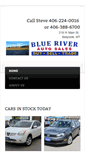 Mobile Screenshot of blueriverautosales.com